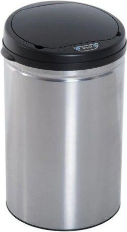 MUVOE Automatischer Sensor-Mülleimer aus Edelstahl in Silber mit 30 l Fassungsvermögen und optionalem Inneneimer - Bild 1