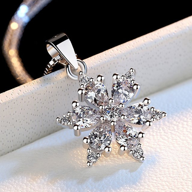 SAY Halskette 925 Silber, Zirkonia, Damen - Bild 1