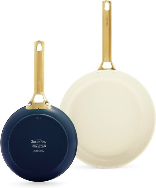 Green Pan Padova Reserve Pfannenset 2-teilig mit Keramikbeschichtung in Marineblau (20 cm und 26 cm) - Bild 1