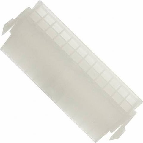 Molex Buchsengehäuse-Kabel 24-polig mit 4,2 mm Rastermaß in Weiß und Transparent - Bild 1