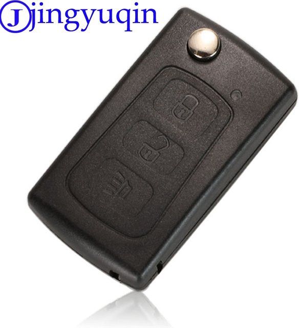 Jingyuqin Flip Folding Remote Key Cover für Great Wall Hover Haval H3 H5 in Schwarz - Bild 1