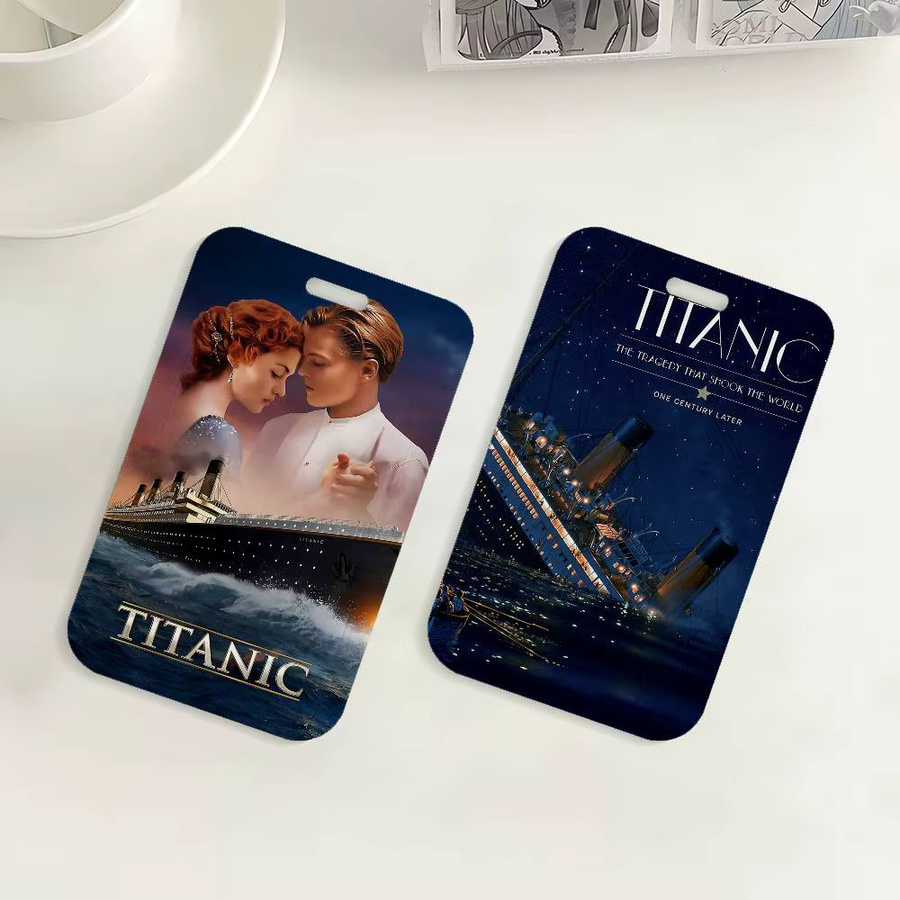 Classic Movie T-Titanic Ausweishalter mit Umhängeband für Büro und Schule, Mehrfarbig - Bild 5