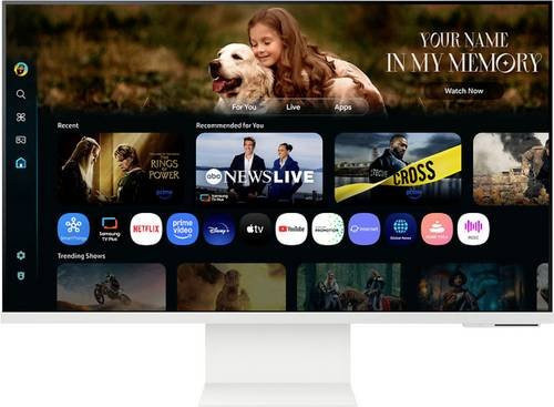 Samsung Smart Monitor M8 S32FM801UU 32 Zoll 4K UHD VA LED Flachbildschirm in Weiß - Bild 2
