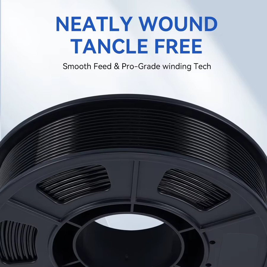 KINGROON TPU-Filament 1,75 mm Schwarz, flexibles 95 A weiches 3D-Druckmaterial für FDM, 0,3 kg - Bild 3