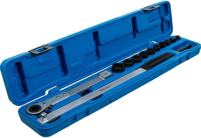 BGS Rippen-Keilriemen-Ein- und Ausbau-Satz 10 mm (3/8 Zoll) und 12,5 mm (1/2 Zoll) in Blau - Bild 1
