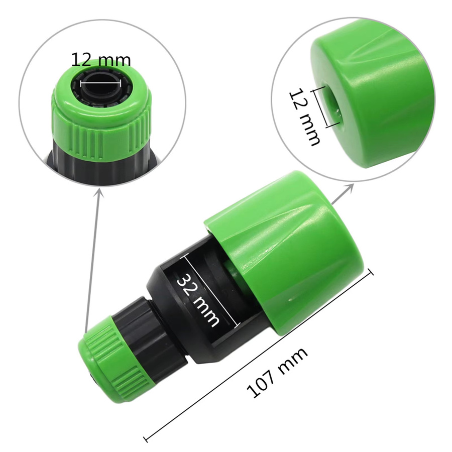 Adhere To Fly Universal Wasserhahn Schnellkupplung für Gartenbewässerung und Küchenschlauch in Grün - Bild 2