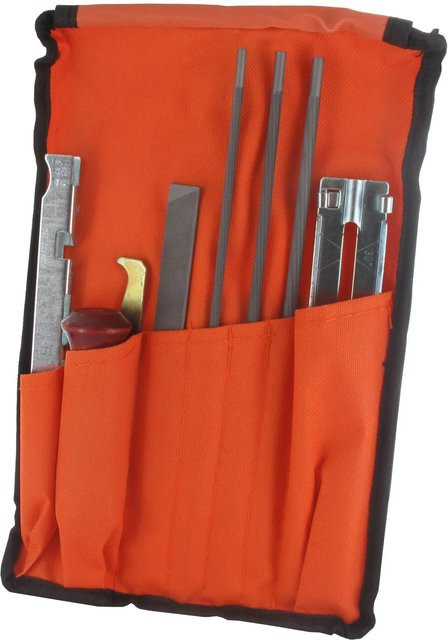 Skana Schärf-Komplett-Set für universelle Sägeketten in Orange - Bild 1