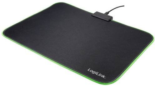 LogiLink ID0183 Gaming-Mauspad mit Beleuchtung in Schwarz - Bild 1