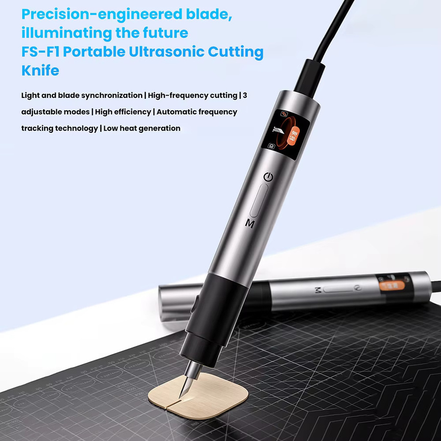 Airepair FS-S1 Ultraschall-Schneidemesser und Gravurwerkzeug für PVC und Holz ohne Batterie - Bild 4