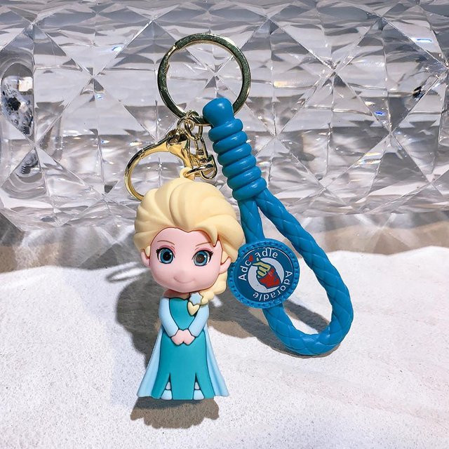 HauteHive Schlüsselanhänger Frozen Elsa Prinzessin, Silikon, Kinder, grau - Bild 1