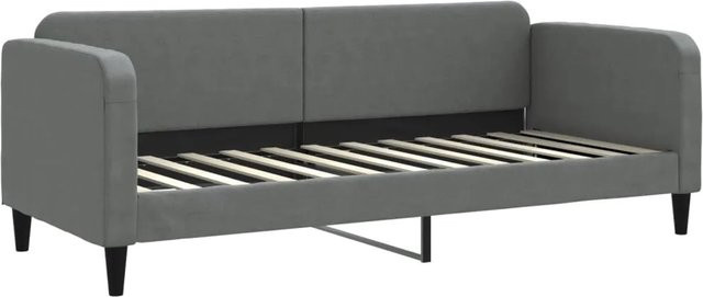 vidaXL Tagesbett Dunkelgrau B/T/H: 200 x 80 x 75 cm - Bild 1