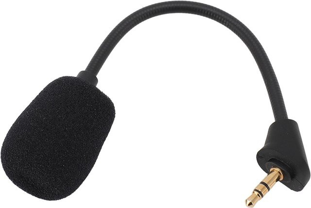 Kingston Ersatzspielmikrofon mit 3,5-mm-Klinke, abnehmbarem Mikrofonarm und Geräuschunterdrückung in Schwarz - Bild 1