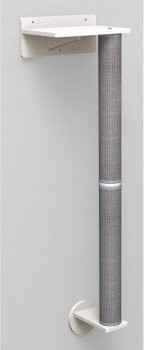 Trixie Kletterlandschaft Wand-Set 1 für Katzen in Weiß mit Sisal und Holz - Bild 1