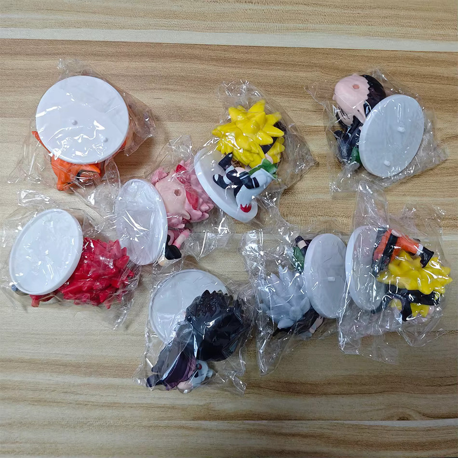 Bandai Naruto Anime-Figuren, 8-teiliges Set, PVC-Modell, bunt / mehrfarbig - Bild 5