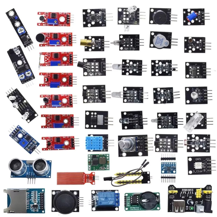 Si Tai&SH Arduino 45 in 1 Sensoren Module Starter Kit für UNO R3 MEGA2560 in Multicolor - Bild 2