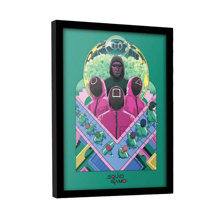 Gerahmtes Poster Squid Game 2 Namon B/H: 40 x 30 cm - Bild 2