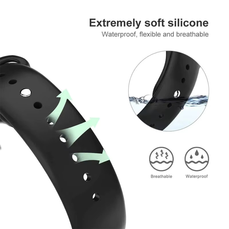 Jansin Uhrenarmband Silikon, 22 mm, Unisex - Bild 3