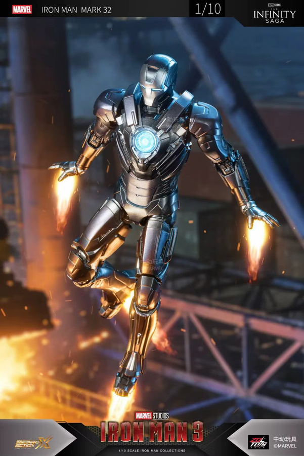 ZDTDS Marvel Iron Man MK31 MK19 MK32 Piston Tiger Romeo Actionfigur, Sammlerfigur, mit Beweglichen Gelenken - Bild 2