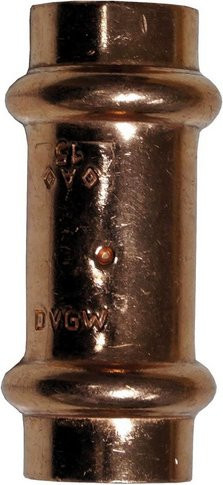 Cornat Pressmuffe aus Kupfer in Gold und Braun - Bild 1