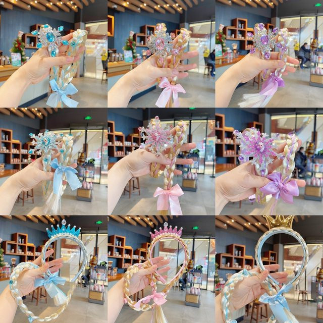 TOPTOY Die Eiskönigin Prinzessin Krone Stirnband Perücke, Haaraccessoires - Bild 1