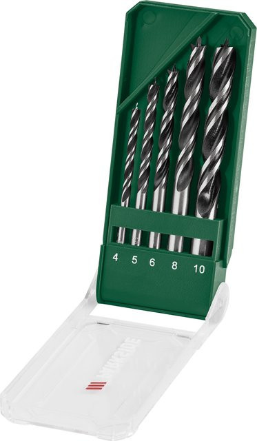 Parkside HSS-Holzbohrer-Set aus Stahl, 5-teilig, Silber - Bild 1
