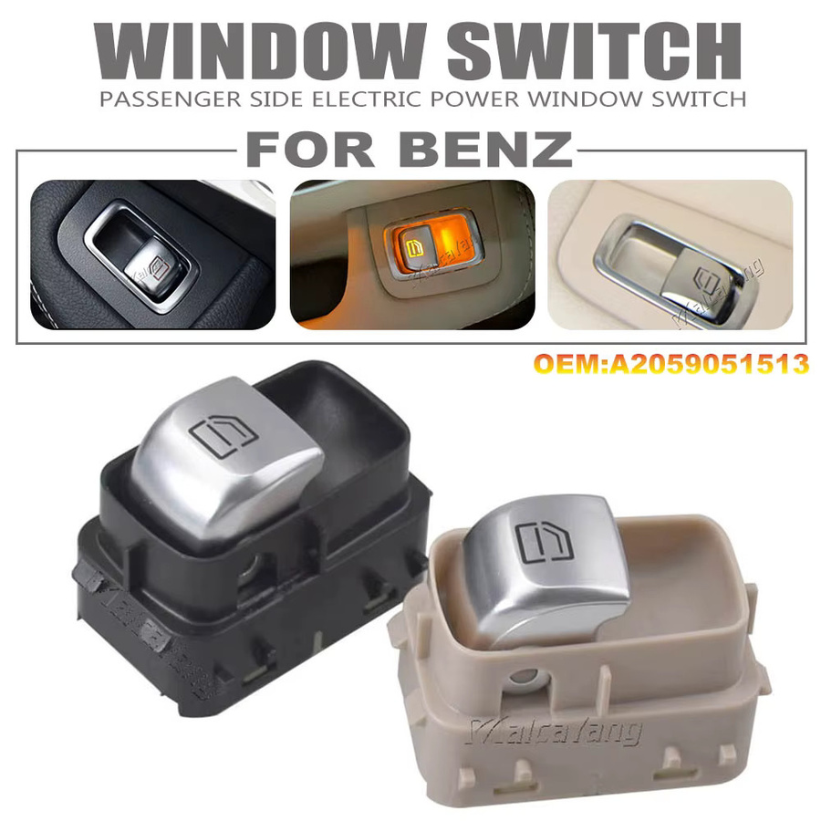 Malcayang Fensterheberschalter 2229056800/A für Mercedes-Benz C-Klasse W205, C300, C63, C350e, W253, W222 in Weiß - Bild 6
