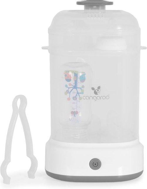 Cangaroo Sterilisator Presto mit 2 Fächern für Kleinteile inklusive Zubehörzange in Grau - Bild 1