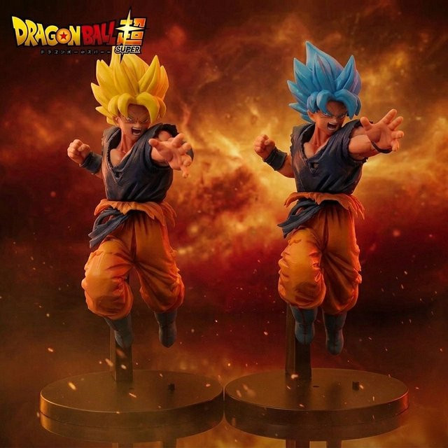 Bandai Dragon Ball Goku Super Saiyan Actionfigur, 22cm, Kunststoff - Bild 1