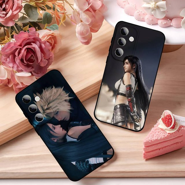 Handyhülle T-Tifa Lockhart Design für Samsung Galaxy S21 S22 S23 S24 S25 S26 Ultra FE Plus 5G und A52S Soft Cover Multicolour - Bild 1