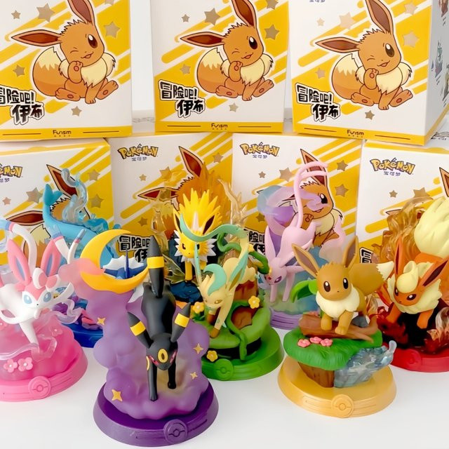 Funism Pokemon Eevee Family Suit Blind Box, Actionfiguren, Set / Bundle - Bild 1