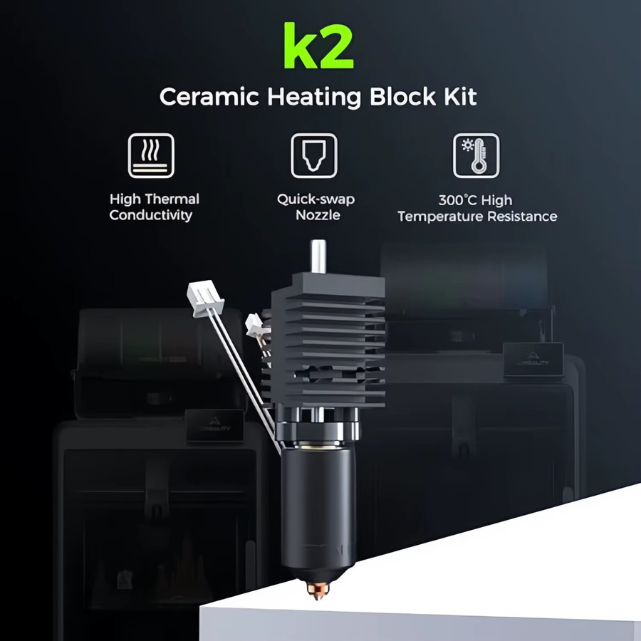 Creality K2 / K2 Pro Hotend-Düse und Hotend-Adapter-Board-Kit für Hochtemperatur-Extruder 3D-Drucker-Upgrade - Bild 2
