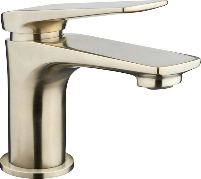 baliv Waschtischarmatur WT-5083 Einhebelmischer mit Pop-up-Abfluss in Edelstahloptik Silber - Bild 1