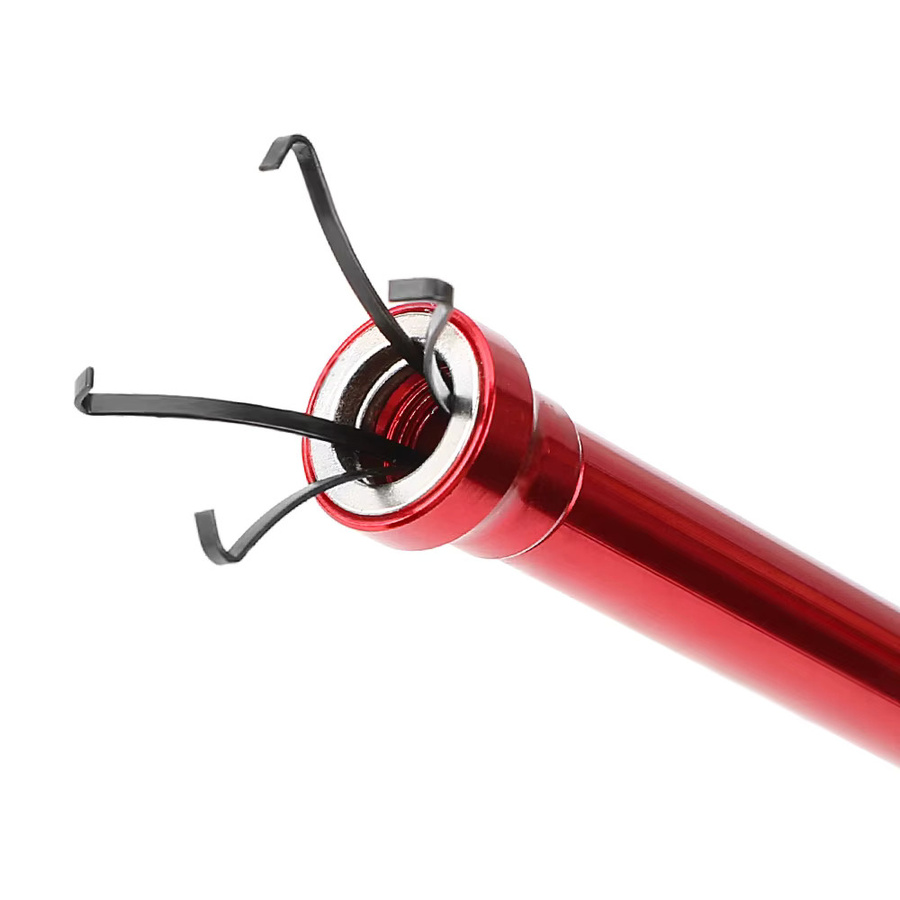 Magnetischer Greifer mit langem Federgriff, 4 Klauen und LED-Licht in Rot von NICEYARD - Bild 2