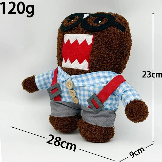 Yiran toy Domo-Kun Anime Plüschtier, 22cm, braun, ab 18 Jahre - Bild 1