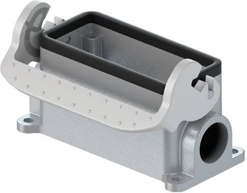 Wieland Electric Gehäuseunterteil 71.331.1635.1 in Grau aus Aluminium - Bild 1
