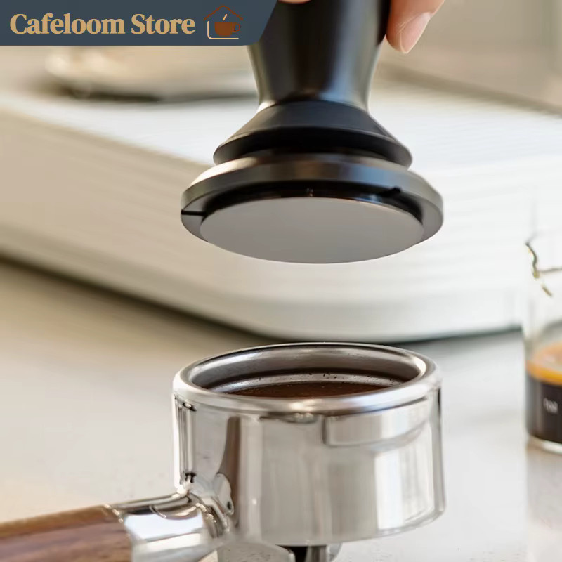 Timemore X Anthony Douglas Selbstnivellierender Kaffeestampfer für Espresso-Maschinen in Schwarz aus Metall - Bild 3