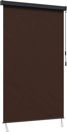 vidaXL Rollo Braun aus Polyester und Aluminium B: 180 cm, H: 250 cm