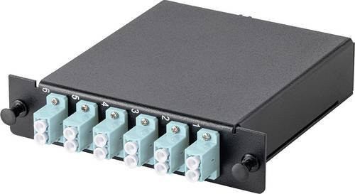 Digitus DN-96333-2/3 LWL-Verteilerplatte in Schwarz, Türkis und Weiß - Bild 1