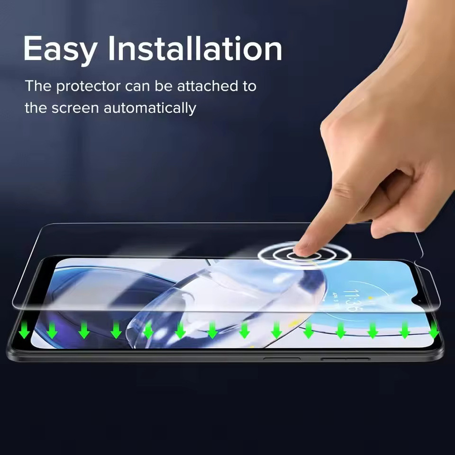 3er-Set Displayschutzfolie aus gehärtetem Glas für Realme 13 12 11 14T 10T 5G, transparent, HD Film - Bild 4