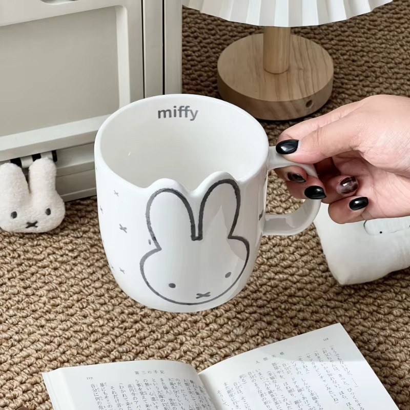 Miffy Keramiktasse Hasenkopf in Weiß für Erwachsene - Bild 4