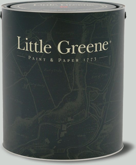 Little Greene Masonry Paint Bone China Blue Mid 183, wasserbasierte Dispersionsfarbe, Dead Matt, 5 l - Bild 1