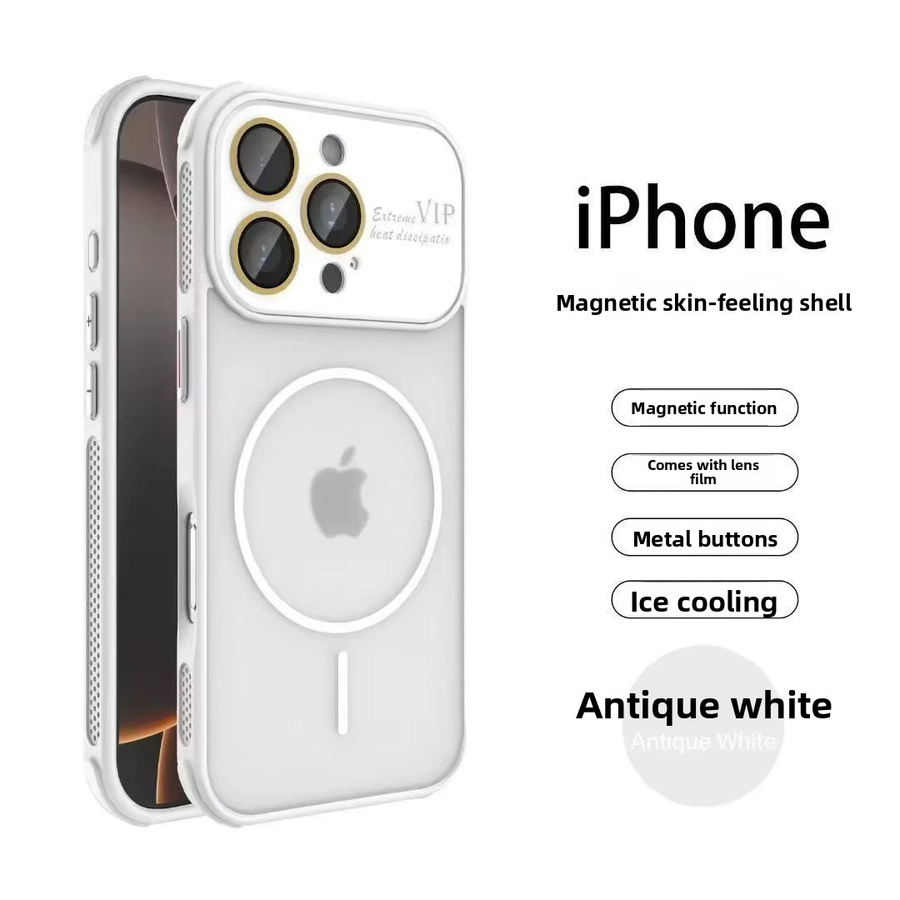 Stoßfeste Magnet-Handyhülle mit vollständigem Linsenschutz für Apple iPhone 17 Air, 16 Pro Max, 15, 14, 13 in Schwarz mit kabelloser Ladeunterstützung - Bild 2