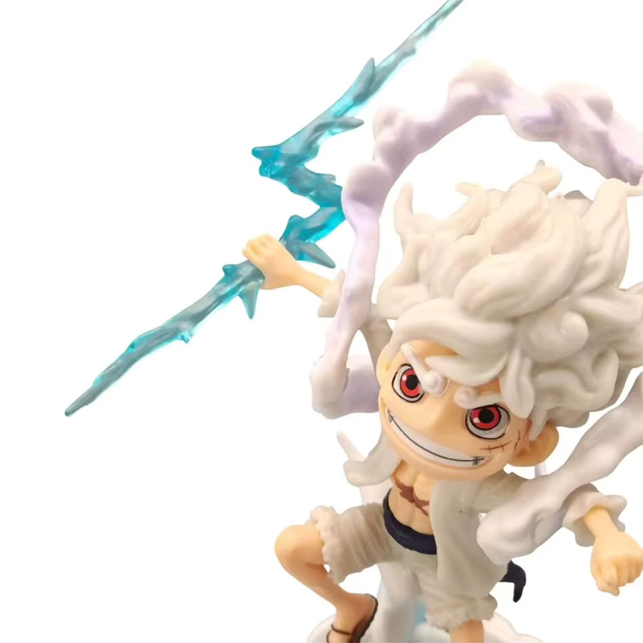 Bandai One Piece Sonnengott Nika Ruffy Gear 5 Q Version Action Figur - Bild 2