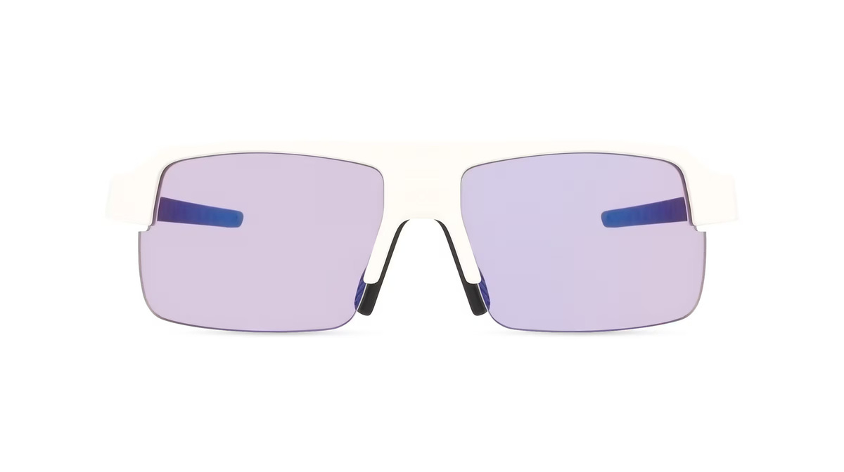 Rudy Project SP877569 Sonnenbrille, Halbrand, Eckig, Kunststoff, Unisex, weiß - Bild 1