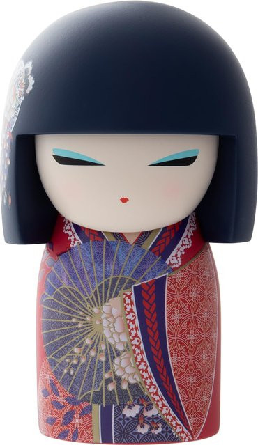 Kimmidoll Mamiko Kokeshi Puppe, bunt/mehrfarbig - Bild 1