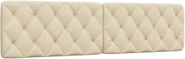 vidaXL Kopfteil-Kissen in Beige aus Polyester, Breite: 200 cm - Bild 1