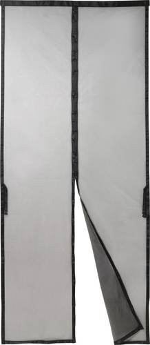 Renkforce Tür-Fliegengitter Schwarz B: 90 cm, H: 210 cm - Bild 1