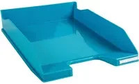 Exacompta Briefablage Combo Midi Bee in Blau/Türkis aus Kunststoff, B/T/H: 34,6 x 25,5 x 6,5 cm - Bild 1