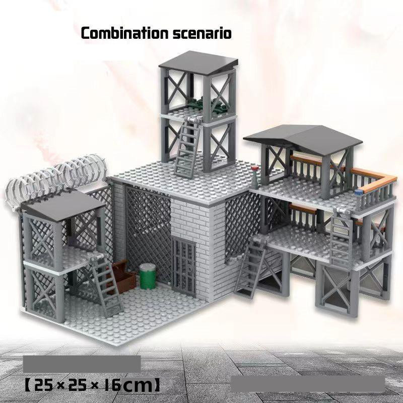 Linyi toy Gebäude Zweiter Weltkrieg Militär Set - Bild 1