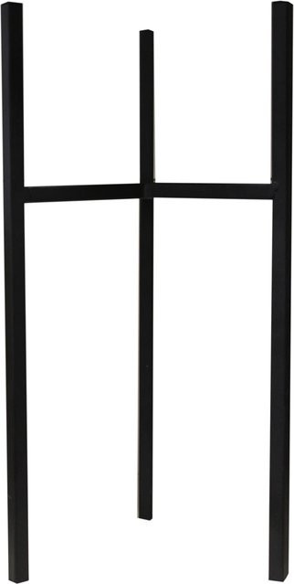 Metall-Ständer Toronto Schwarz, Durchmesser: 18 cm, Höhe: 35 cm - Bild 1